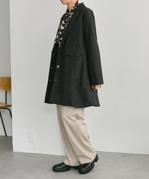 ear PAPILLONNER(イアパピヨネ)の「シンプルジャケット【SUM1 STYLE】(その他アウター・レディース・ブラック/キャメル・FREE)」の5枚目の写真