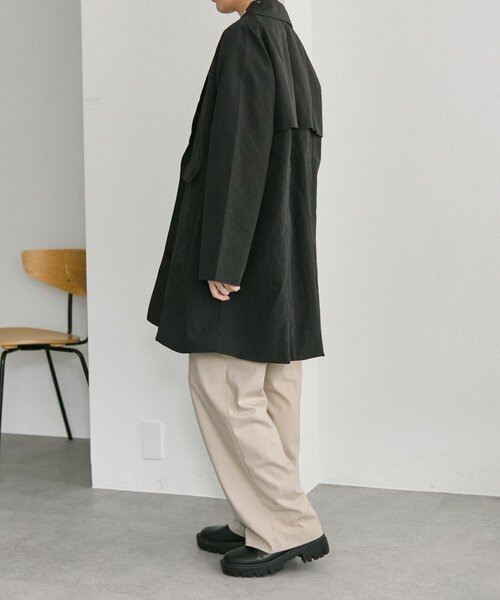 ear PAPILLONNER(イアパピヨネ)の「シンプルジャケット【SUM1 STYLE】(その他アウター・レディース・ブラック/キャメル・FREE)」の6枚目の写真