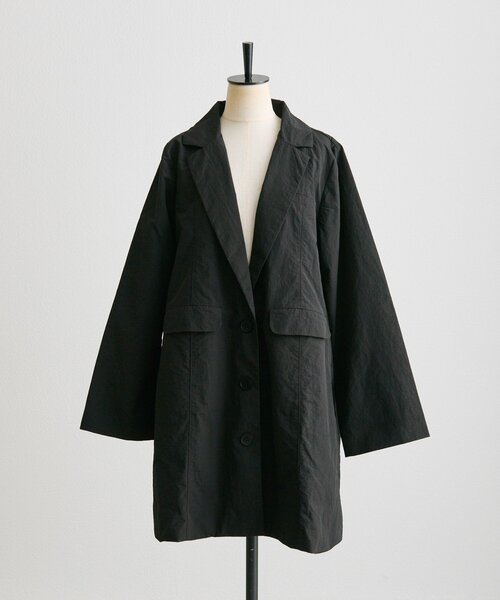 ear PAPILLONNER(イアパピヨネ)の「シンプルジャケット【SUM1 STYLE】(その他アウター・レディース・ブラック/キャメル・FREE)」の12枚目の写真