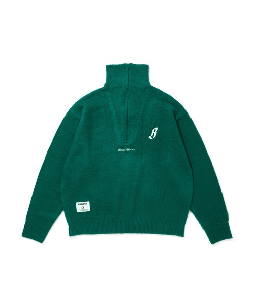 セール】BILLIONAIRE BOYS CLUB x EDDIE BAUER HALF ZIP UP KNIT