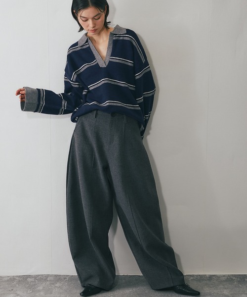 SMILE ORCHID（スマイルオーキッド）の「エッグパンツ（その他パンツ・レディース・グレー・M）」の4枚目の写真