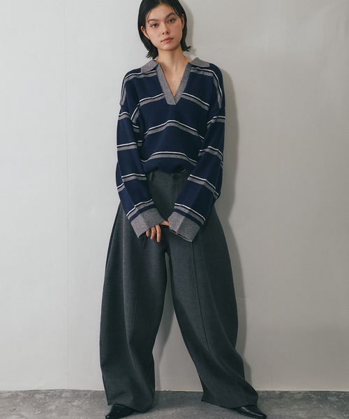 SMILE ORCHID（スマイルオーキッド）の「エッグパンツ（その他パンツ・レディース・グレー・M）」の6枚目の写真