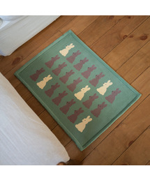 LICO HOUSE（リコハウス）の「リトルバニーグリーンバスマットラグ（ラグ/マット）」