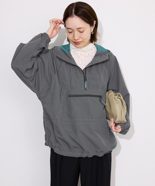 L.L.Bean（エルエルビーン）の「L.L.Bean/エルエルビーン アノラック 6175-3139（マウンテンパーカー・レディース・ライトグレー/アイボリー・FREE）」の11枚目の写真