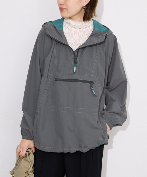 L.L.Bean（エルエルビーン）の「L.L.Bean/エルエルビーン アノラック 6175-3139（マウンテンパーカー・レディース・ライトグレー/アイボリー・FREE）」の14枚目の写真