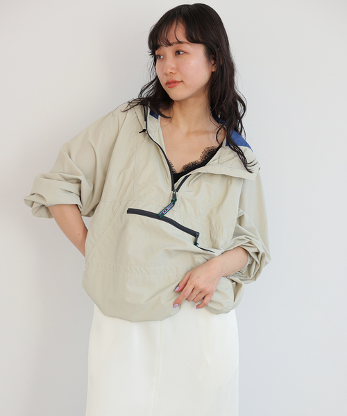 L.L.Bean（エルエルビーン）の「L.L.Bean/エルエルビーン アノラック 6175-3139（マウンテンパーカー・レディース・ライトグレー/アイボリー・FREE）」の18枚目の写真