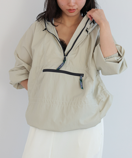 L.L.Bean（エルエルビーン）の「L.L.Bean/エルエルビーン アノラック 6175-3139（マウンテンパーカー・レディース・ライトグレー/アイボリー・FREE）」の19枚目の写真