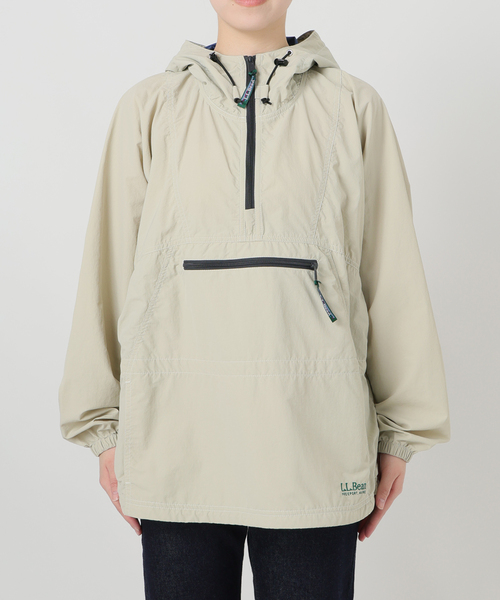 L.L.Bean（エルエルビーン）の「L.L.Bean/エルエルビーン アノラック 6175-3139（マウンテンパーカー・レディース・ライトグレー/アイボリー・FREE）」の5枚目の写真