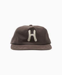 HELLO SUNRISE（ハローサンライズ）の「H Logo Chain EMB RX fit 5P Cap_Khaki Gray（キャップ）」