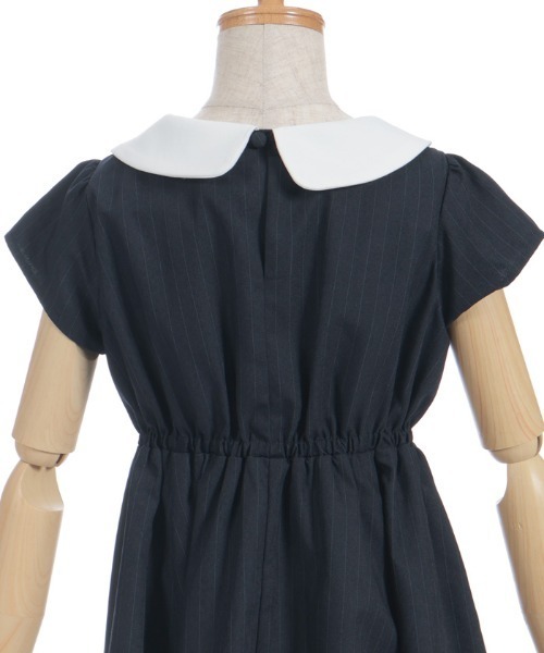 axes femme（アクシーズファム）の「リボンセット丸襟ワンピース（ワンピース・キッズ・ネイビー/ブラウン・MEDIUM/LARGE/X-LARGE）」の14枚目の写真