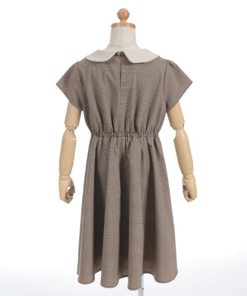 axes femme（アクシーズファム）の「リボンセット丸襟ワンピース（ワンピース・キッズ・ネイビー/ブラウン・MEDIUM/LARGE/X-LARGE）」の18枚目の写真