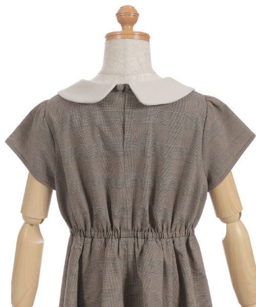 axes femme（アクシーズファム）の「リボンセット丸襟ワンピース（ワンピース・キッズ・ネイビー/ブラウン・MEDIUM/LARGE/X-LARGE）」の22枚目の写真