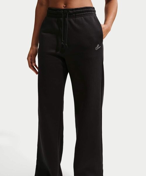NIKE(ナイキ)の「ナイキ スポーツウェア フェニックス フリース ウィメンズ ハイウエスト ワイドレッグ パンツ / Nike Sportswear Phoenix Fleece Women's High-Waisted Wide-Leg Pants IQ1255-010 Black(スウェットパンツ・レディース・ブラック・XL/L/M/S/XS)」の9枚目の写真