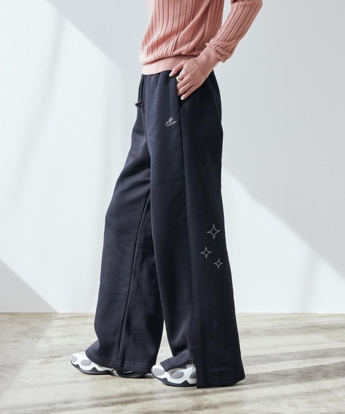 【00s Nike】ワイドレグ スウェットパンツ バギーシルエットネイビー 00s Nike バギースウェットパンツ ワイドレグ フェード ネイビー 海外