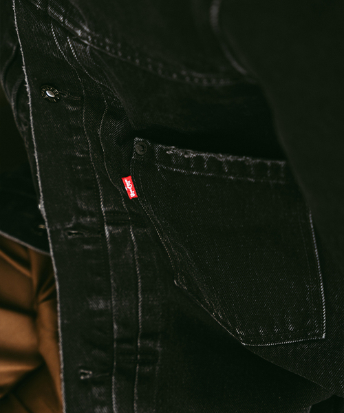 Levi's（リーバイス）の「《再》Levi’s(リーバイス) 別注 2nd Type トラッカー ジャケット（デニムジャケット・メンズ・ブラック・X-SMALL/SMALL/MEDIUM/LARGE/X-LARGE/XX-LARGE）」の16枚目の写真