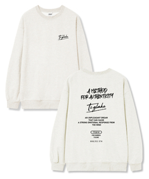 TI.GLAKE（ティーグレイク）の「メソッド オーバーサイズ 裏毛 スウェットティーシャツ クリーム（スウェット）」