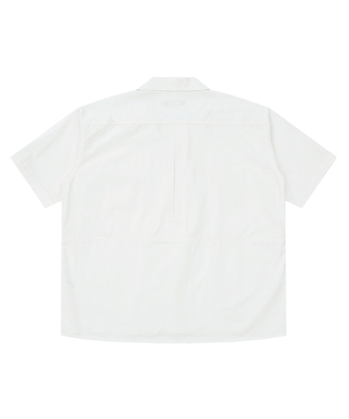 HONGWOOSUNG(ホンウソン)の「2POCKET OPEN COLLAR SHIRTS_WHITE(シャツ/ブラウス・メンズ・その他・S/M/L)」の2枚目の写真