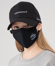 ICONOGRAPHY（アイコノグラフィー）の「[ユニセックス] アンチウイルス 銅生地 40D刺繍 ボールキャップ BK（キャップ）」