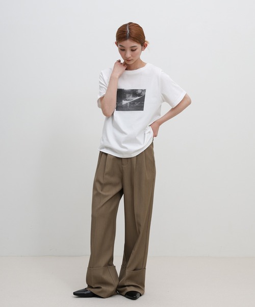 select MOCA(セレクトモカ)の「オリジナルフォトプリントTシャツ(Tシャツ/カットソー・レディース・ホワイト系その他/ホワイト系その他3/ブラック系その他/ホワイト系その他2/ブラック系その他3/ブラック系その他2・FREE)」の7枚目の写真