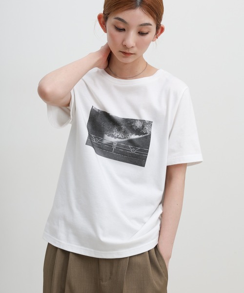 select MOCA(セレクトモカ)の「オリジナルフォトプリントTシャツ(Tシャツ/カットソー・レディース・ホワイト系その他/ホワイト系その他3/ブラック系その他/ホワイト系その他2/ブラック系その他3/ブラック系その他2・FREE)」の13枚目の写真
