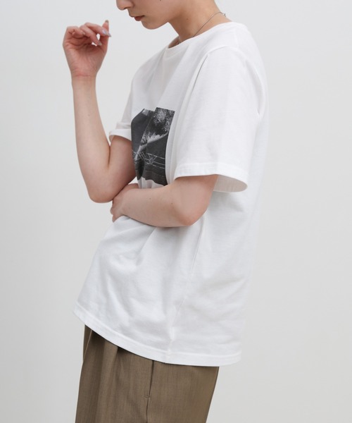 select MOCA(セレクトモカ)の「オリジナルフォトプリントTシャツ(Tシャツ/カットソー・レディース・ホワイト系その他/ホワイト系その他3/ブラック系その他/ホワイト系その他2/ブラック系その他3/ブラック系その他2・FREE)」の16枚目の写真