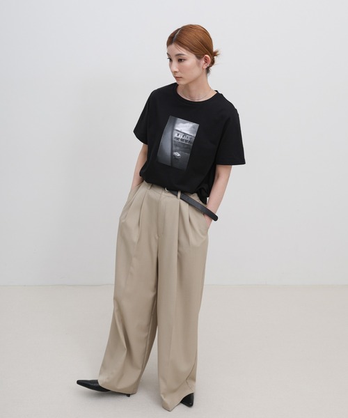 select MOCA(セレクトモカ)の「オリジナルフォトプリントTシャツ(Tシャツ/カットソー・レディース・ホワイト系その他/ホワイト系その他3/ブラック系その他/ホワイト系その他2/ブラック系その他3/ブラック系その他2・FREE)」の11枚目の写真