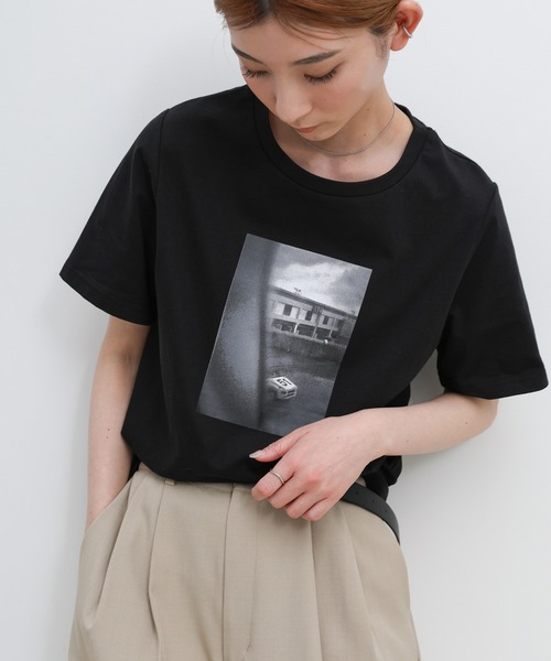 select MOCA(セレクトモカ)の「オリジナルフォトプリントTシャツ(Tシャツ/カットソー・レディース・ホワイト系その他/ホワイト系その他3/ブラック系その他/ホワイト系その他2/ブラック系その他3/ブラック系その他2・FREE)」の9枚目の写真