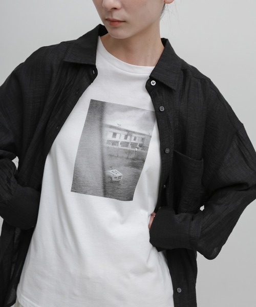 select MOCA(セレクトモカ)の「オリジナルフォトプリントTシャツ(Tシャツ/カットソー・レディース・ホワイト系その他/ホワイト系その他3/ブラック系その他/ホワイト系その他2/ブラック系その他3/ブラック系その他2・FREE)」の17枚目の写真