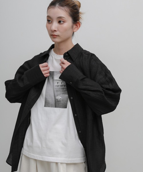 select MOCA(セレクトモカ)の「オリジナルフォトプリントTシャツ(Tシャツ/カットソー・レディース・ホワイト系その他/ホワイト系その他3/ブラック系その他/ホワイト系その他2/ブラック系その他3/ブラック系その他2・FREE)」の15枚目の写真