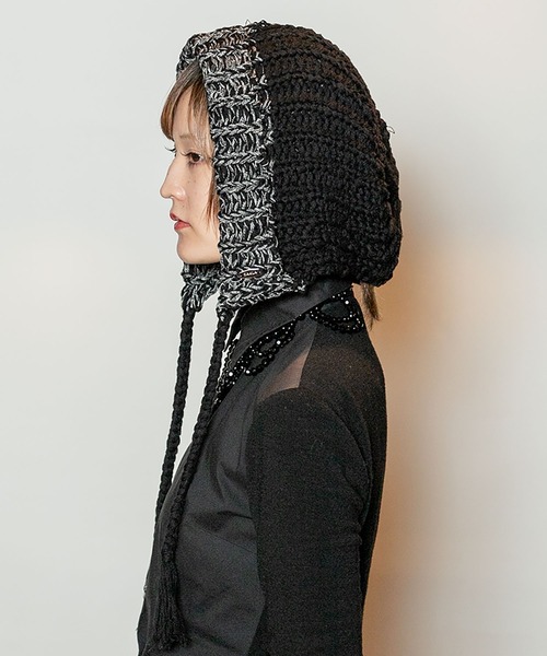 CA4LA(カシラ)の「ZITA CS(ニットキャップ/ビーニー・レディース・ブラック/ブルー・ONESIZE)」の12枚目の写真