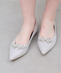 Launa lea（ラウナレア）の「【26春夏新作】パールビジューフラットパンプス(0618)（パンプス）」