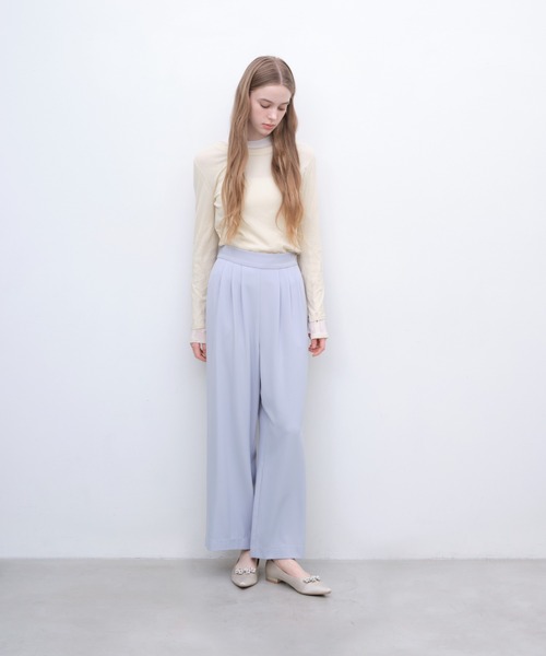 Launa lea(ラウナレア)の「【26春夏新作】パールビジューフラットパンプス(0618)(パンプス・レディース・ブラック系その他/ライトグレー/ブルー系その他/ピンクベージュ・24.0cm/24.5cm/25.0cm/25.5cm/22.0cm/22.5cm/23.0cm/23.5cm)」の10枚目の写真