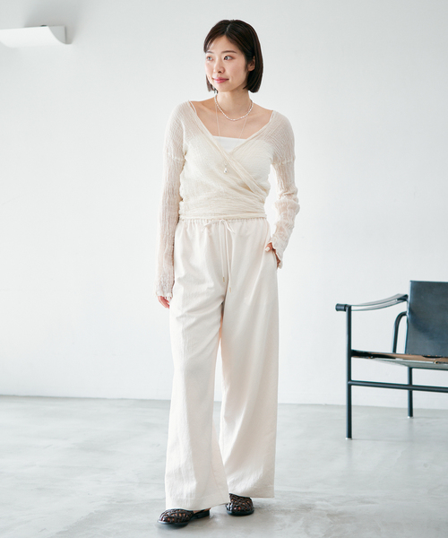 アンティークサテン イージーパンツ（その他パンツ）｜IENA（イエナ