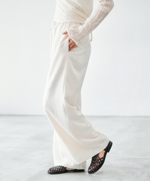 アンティークサテン イージーパンツ（その他パンツ）｜IENA（イエナ