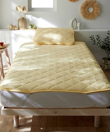 Kagulie（カグリエ）の「接触冷感×綿混タオル地吸汗速乾リバーシブル敷きパッド(セミダブル)（寝具）」