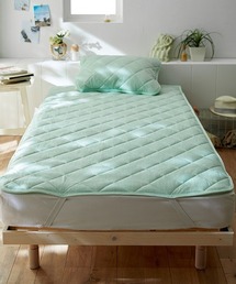 Kagulie（カグリエ）の「接触冷感×綿混タオル地吸汗速乾リバーシブル敷きパッド(セミダブル)（寝具）」