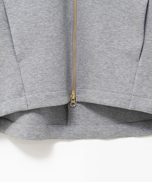 NOLLEY’S（ノーリーズ）の「ウォッシャブルダンボールブルゾン（ブルゾン・レディース・グレー/オフホワイト・38）」の21枚目の写真