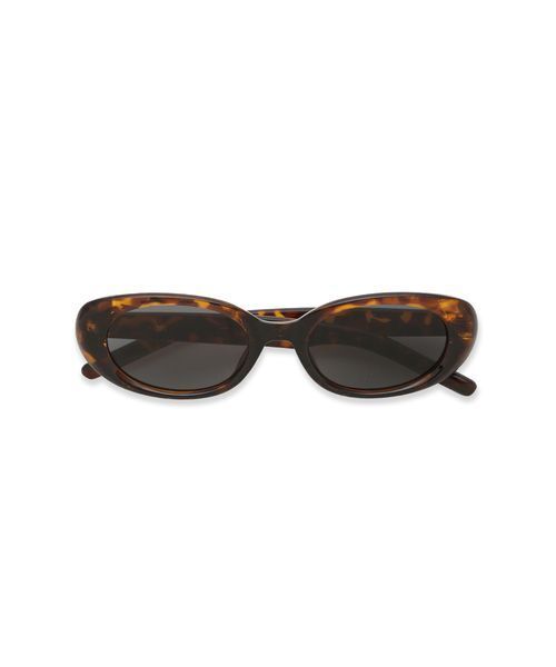 emmi（エミ）の「オーバルスリムサングラス（サングラス・レディース・ブラック/ブラウン・F）」の10枚目の写真