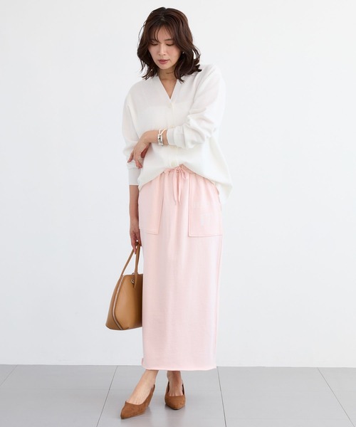 BARNYARDSTORM(バンヤードストーム)の「BARNYARDSTORM / 裏毛ステンシルスカート(スカート・レディース・グレー/ピンク・FREE)」の20枚目の写真