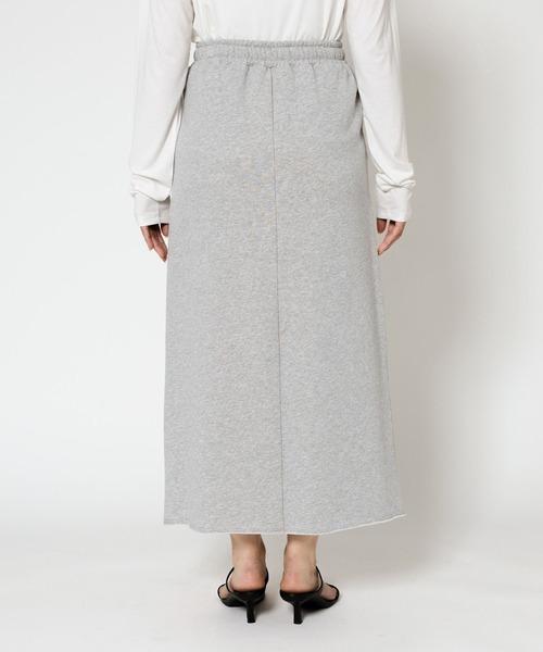 BARNYARDSTORM(バンヤードストーム)の「BARNYARDSTORM / 裏毛ステンシルスカート(スカート・レディース・グレー/ピンク・FREE)」の4枚目の写真