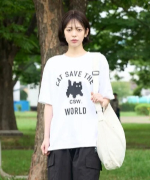 CATSAVETHEWORLD(キャットセーブザワールド)の「◇CATSAVETHEWORLD◇ブランド直輸入正規品/アーティキャンバスショルダーバッグクロスバッグ ARTI CANVAS SHOULDER BAG(ショルダーバッグ・レディース・カーキ/アイボリー/ブラック・FREE)」の9枚目の写真