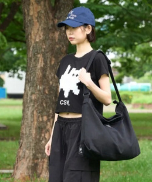 CATSAVETHEWORLD(キャットセーブザワールド)の「◇CATSAVETHEWORLD◇ブランド直輸入正規品/アーティキャンバスショルダーバッグクロスバッグ ARTI CANVAS SHOULDER BAG(ショルダーバッグ・レディース・カーキ/アイボリー/ブラック・FREE)」の14枚目の写真