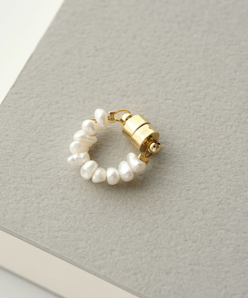ZAKKA-BOX(ザッカボックス)の「パールレイヤーマグネットピアス(イヤリング・レディース・ゴールド系1/ゴールド系2/ゴールド系3・FREE)」の22枚目の写真