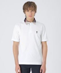 BLACK LABEL CRESTBRIDGE | パーシャルチェックポロシャツ(ポロシャツ)