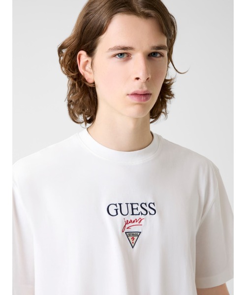 GUESS JEANS(ゲスジーンズ)の「GUESS JEANS Short Sleeves Os Baker Logo Tee Tシャツ(Tシャツ/カットソー・メンズ・ホワイト/ブラック/イエロー・X-LARGE/LARGE/MEDIUM/SMALL/XX-LARGE)」の5枚目の写真
