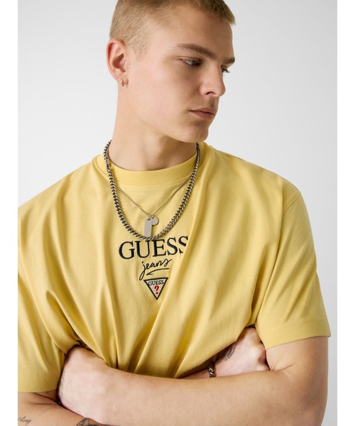gimmさま確認用 GUESS JEANS Short Sleeves Os Baker Logo Tee Tシャツ | GUESS(ゲス