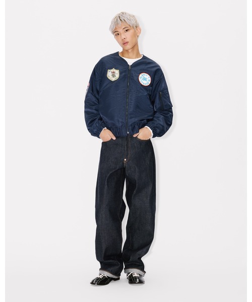 KENZO(ケンゾー)の「'KENZO Badges' ライト ボンバー(ブルゾン・メンズ・ブルー系その他4・SMALL/MEDIUM/LARGE)」の4枚目の写真