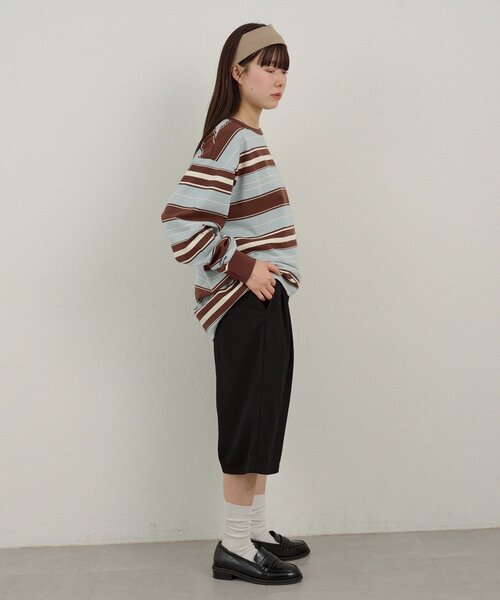 WHIMSIC（ウィムジック）の「【WHIMSIC/SETUP対応/2サイズ展開】パイピングパジャマショートパンツ（その他パンツ・レディース・ブラック/グレー/ネイビー・2/1）」の17枚目の写真