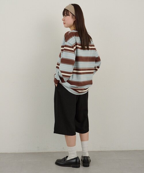 WHIMSIC（ウィムジック）の「【WHIMSIC/SETUP対応/2サイズ展開】パイピングパジャマショートパンツ（その他パンツ・レディース・ブラック/グレー/ネイビー・2/1）」の18枚目の写真