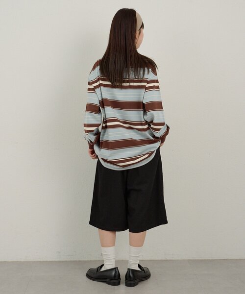 WHIMSIC（ウィムジック）の「【WHIMSIC/SETUP対応/2サイズ展開】パイピングパジャマショートパンツ（その他パンツ・レディース・ブラック/グレー/ネイビー・2/1）」の19枚目の写真